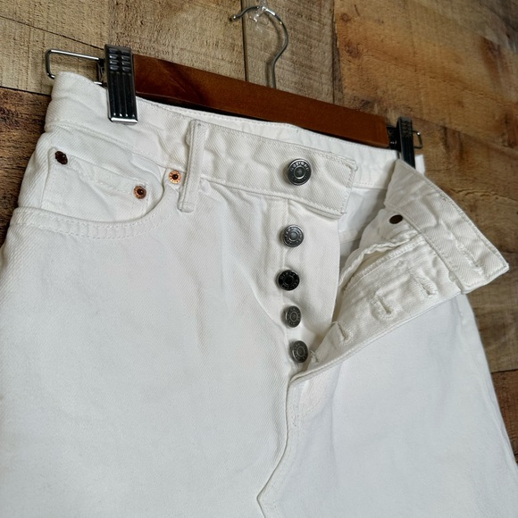 GRLFRND Milla Denim Mini white 24 - Picture 4 of 12